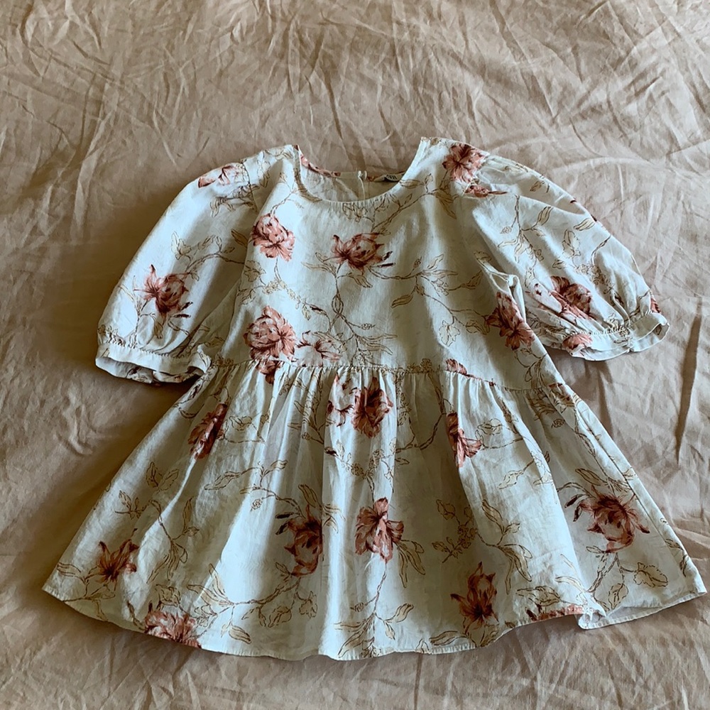 Beautiful floral ZARA blouse Sz XS perfect condition